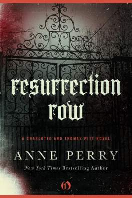 Anne Perry - Resurrection Row: A Charlotte and Thomas Pitt Novel (Book Four)