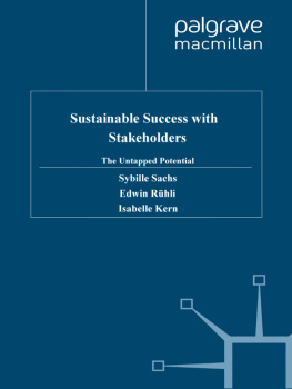 Sybille Sachs - Sustainable Success with Stakeholders: The Untapped Potential