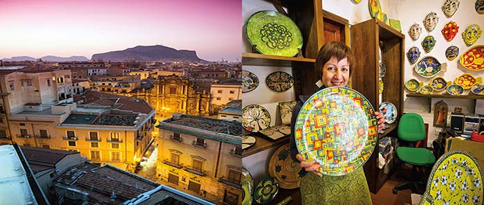 Twilight Palermo cradled by mountains eye-catching ceramics in Erice Things - photo 8