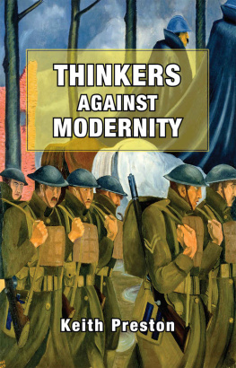 Keith Preston - Thinkers Against Modernity