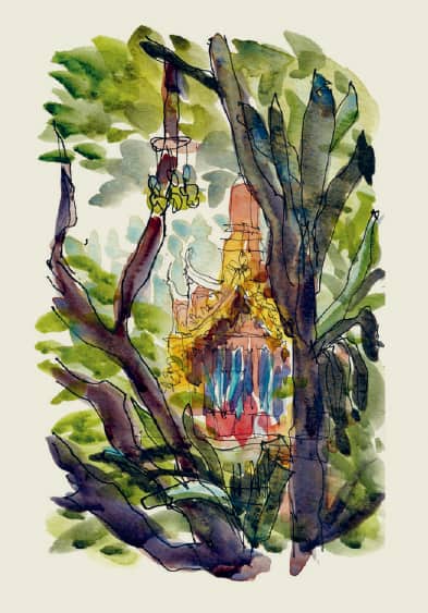GAIL L WONG Shrine Bangkok Thailand 8 5 203 x 127 cm ink and - photo 6