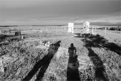 Figure P2 Mass grave with chain-link fence and surrounding grasslands at - photo 4