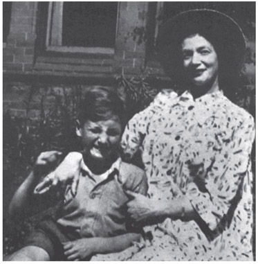 Mama dont go John Lennon age 8 with his mother Julia in Liverpool UK - photo 1