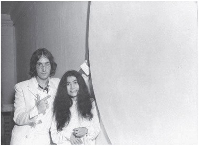 John Lennon with Yoko Ono at You Are Here art exhibition July 1968 Trinity - photo 3