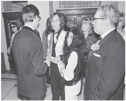 John and Yoko attend the opening night of the Old Vic Theatre adaptation of In - photo 4