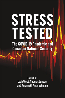 Leah West Stress Tested: The COVID-19 Pandemic and Canadian National Security