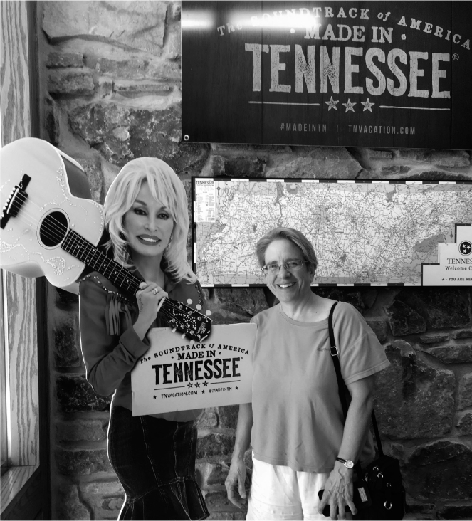 FIGURE 01 The author with Dolly Parton cardboard image at I-81 Welcome - photo 3