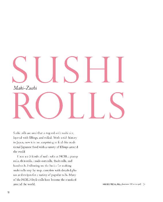 NOBU THE SUSHI BOOK - photo 18