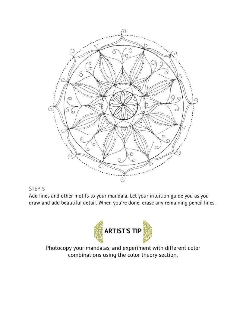 Motivated Artist Mandala Operating With Painting Paper And Softness To Generate Creative Mandala Craft - photo 22