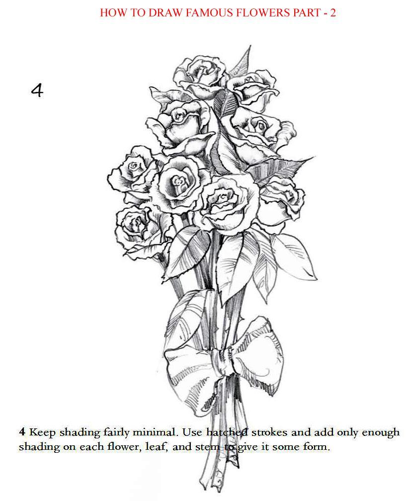 How to Draw Famous Flowers Part 2 Step by Step - photo 22