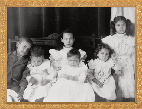 These African American children posed on a porch in Georgia were photographed - photo 5