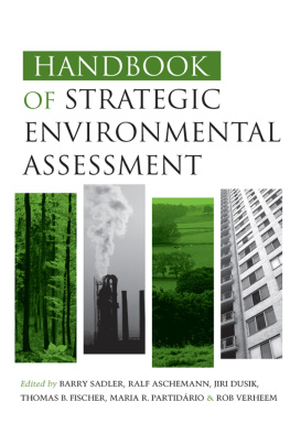 Barry Sadler - Handbook of Strategic Environmental Assessment