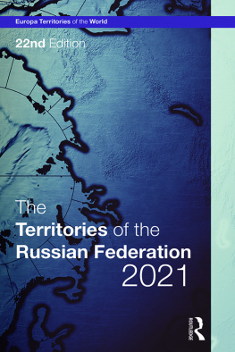 Europa Publications - The Territories of the Russian Federation 2021