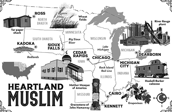 Heartland Muslim Map Created by Scott Schiller Places of Origin Map - photo 3