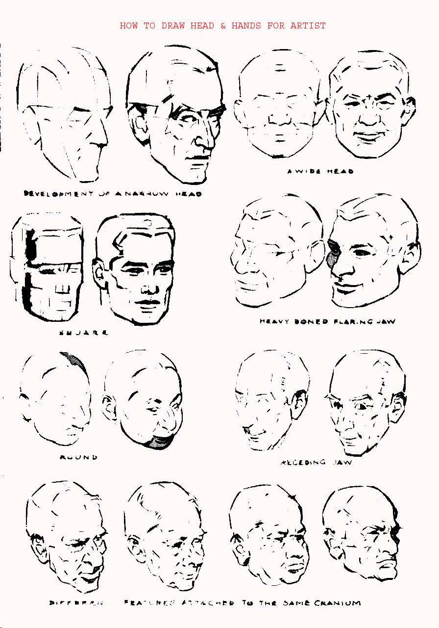 How to Draw Head Hands for Artist - photo 9