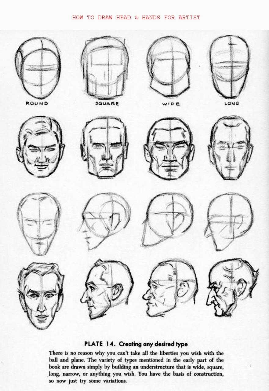 How to Draw Head Hands for Artist - photo 31