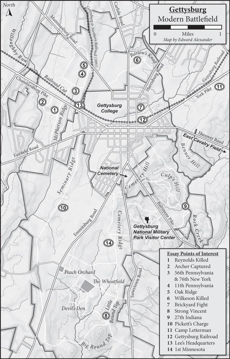 G ETTYSBURG M ODERN B ATTLEFIELD Particular points of interest discussed in - photo 6