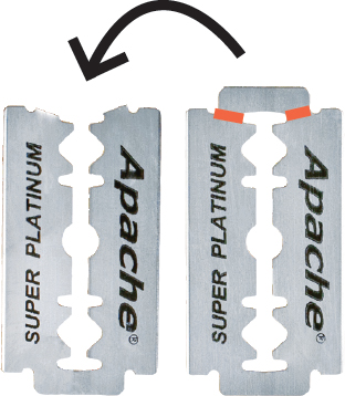 RAZOR TIP If you are using a tool to hold the razor blade as shown on the - photo 11