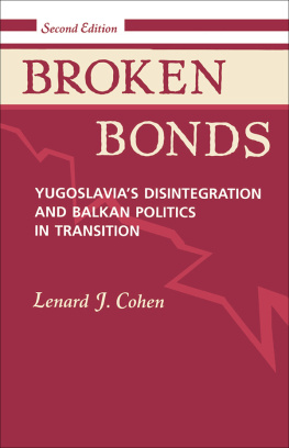 Lenard J. Cohen - Broken Bonds