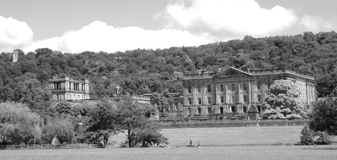 FIGURE 1 Chatsworth House from the park with Stand Wood behind However - photo 1