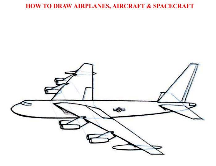 How to Draw Airolanes Aircraft Spacecraft - photo 22