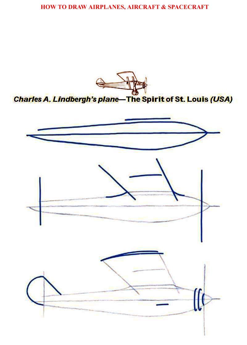 How to Draw Airolanes Aircraft Spacecraft - photo 38