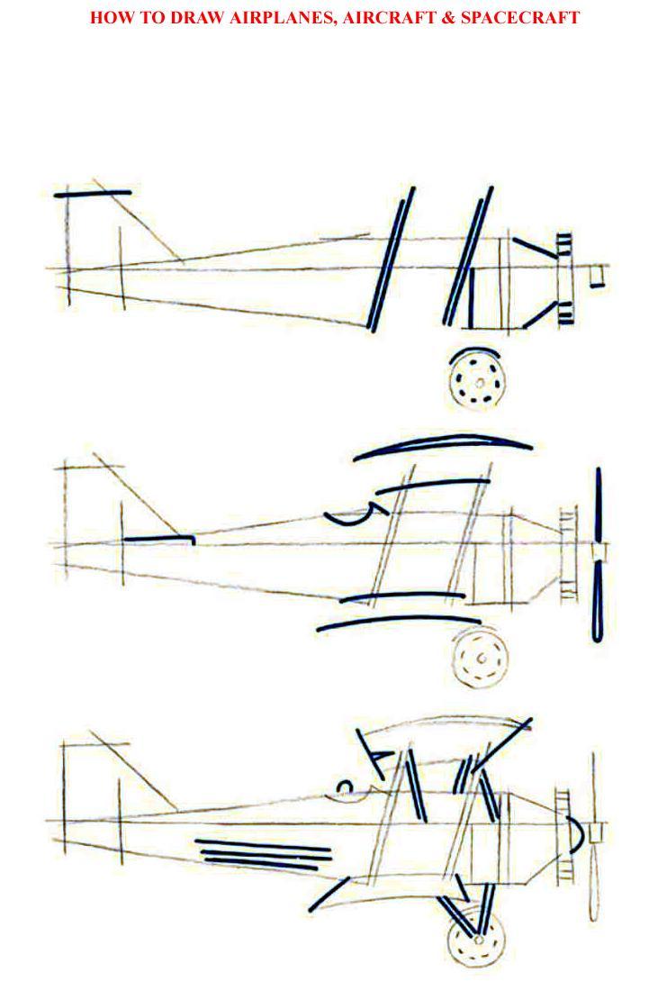 How to Draw Airolanes Aircraft Spacecraft - photo 41