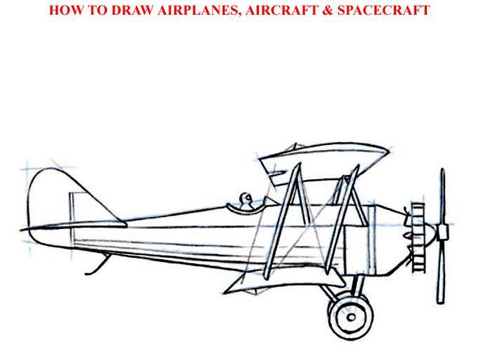 How to Draw Airolanes Aircraft Spacecraft - photo 42