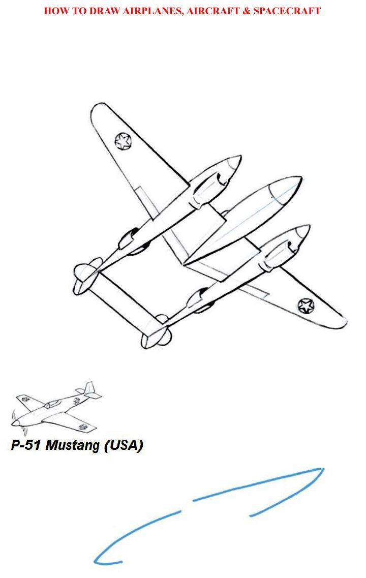 How to Draw Airolanes Aircraft Spacecraft - photo 46