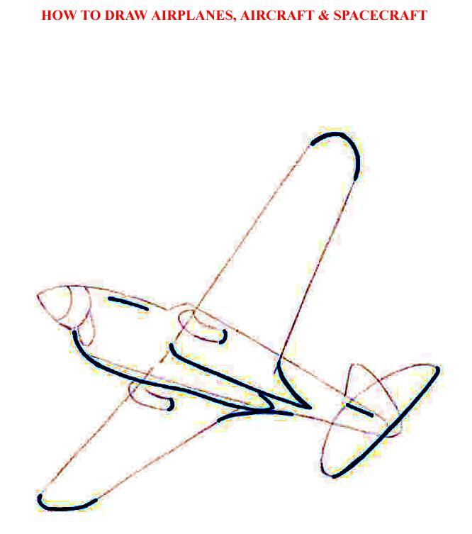 How to Draw Airolanes Aircraft Spacecraft - photo 52