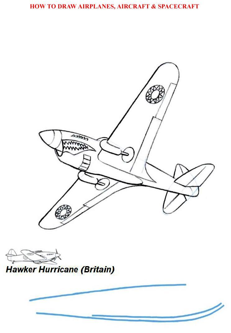 How to Draw Airolanes Aircraft Spacecraft - photo 54