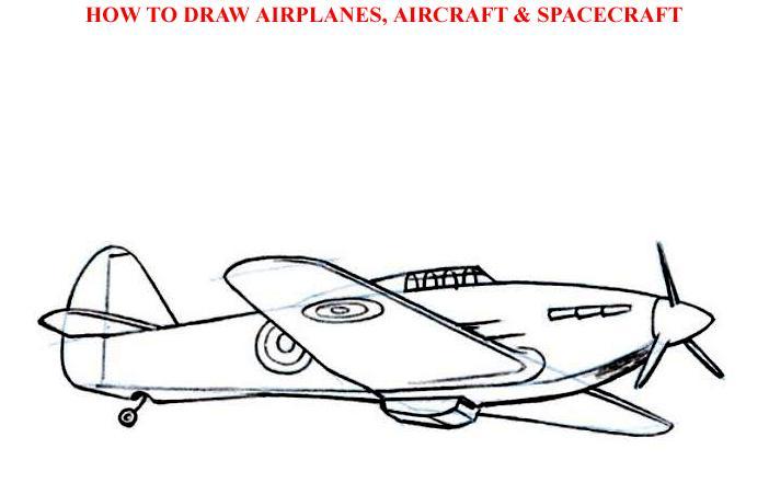 How to Draw Airolanes Aircraft Spacecraft - photo 57