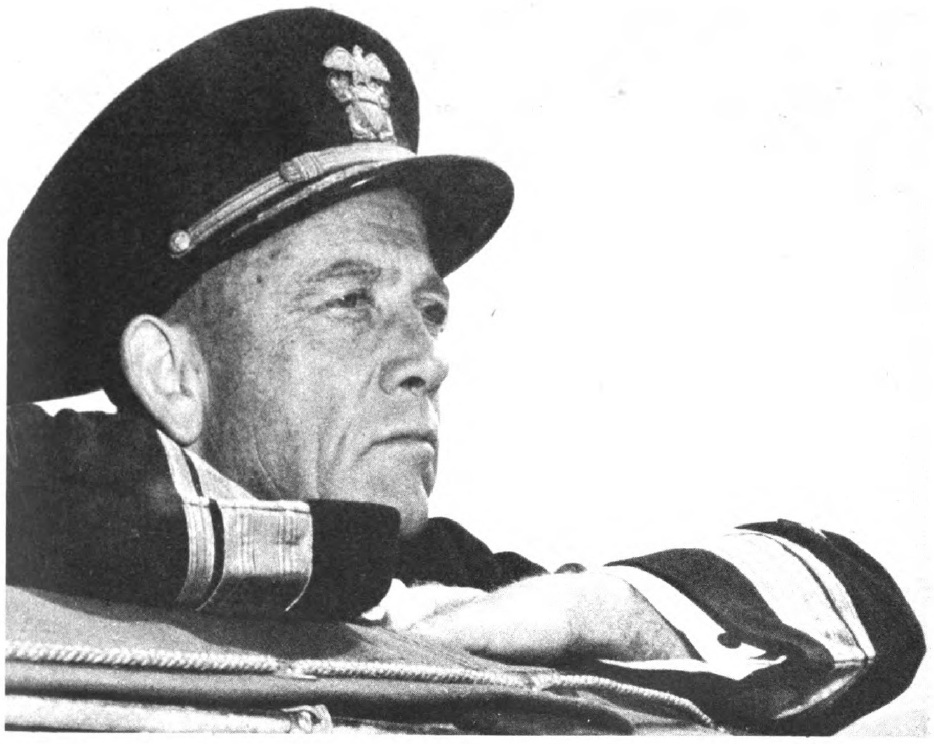 Off Normandy Rear-Admiral now Vice-Admiral Alan G Kirk USN Watches the - photo 3