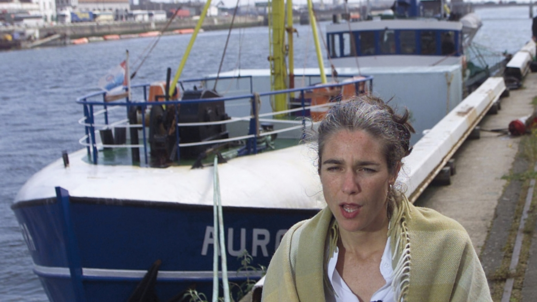 Dutch doctor Rebecca Gomperts stands on the dock in Dublin outside the Women on - photo 9