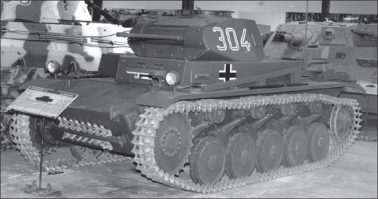 Panzer II Ausf C on display at the Muse des Blinds TankCraft 7 Robert - photo 1