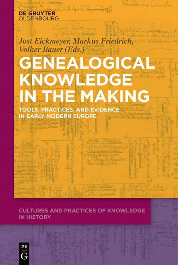 Genealogical Knowledge in the Making Cultures and Practices of Knowledge in - photo 1