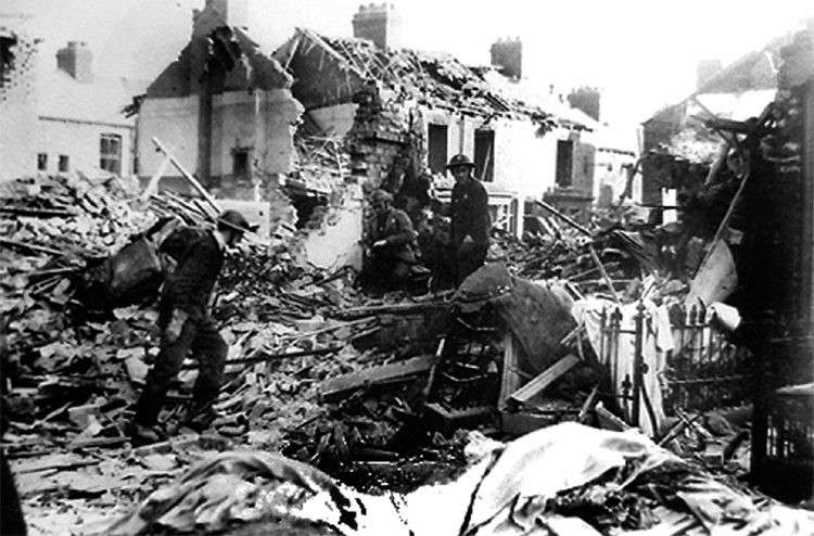 De La Pole Avenue the day after an air raid The remains of Mulgrave - photo 2