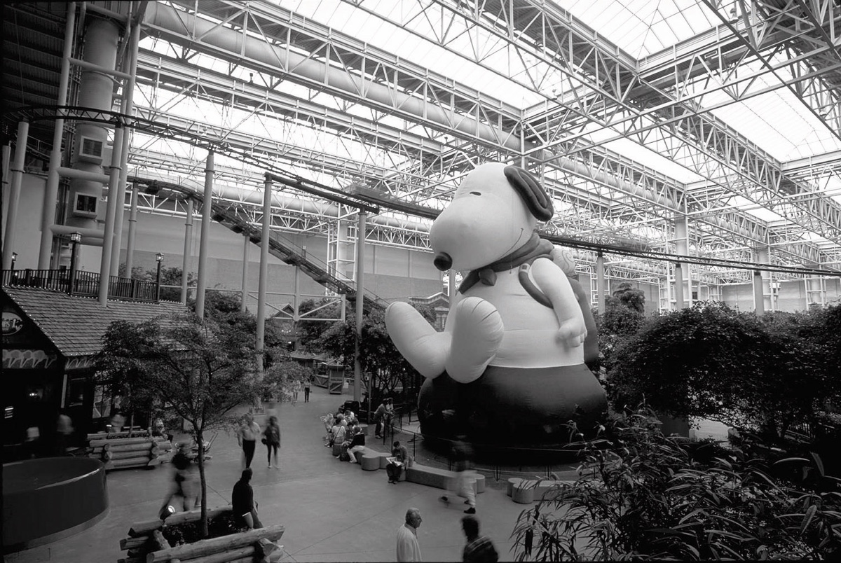 Interior of the Mall of America Camp Snoopy Bloomington Discovering which - photo 3