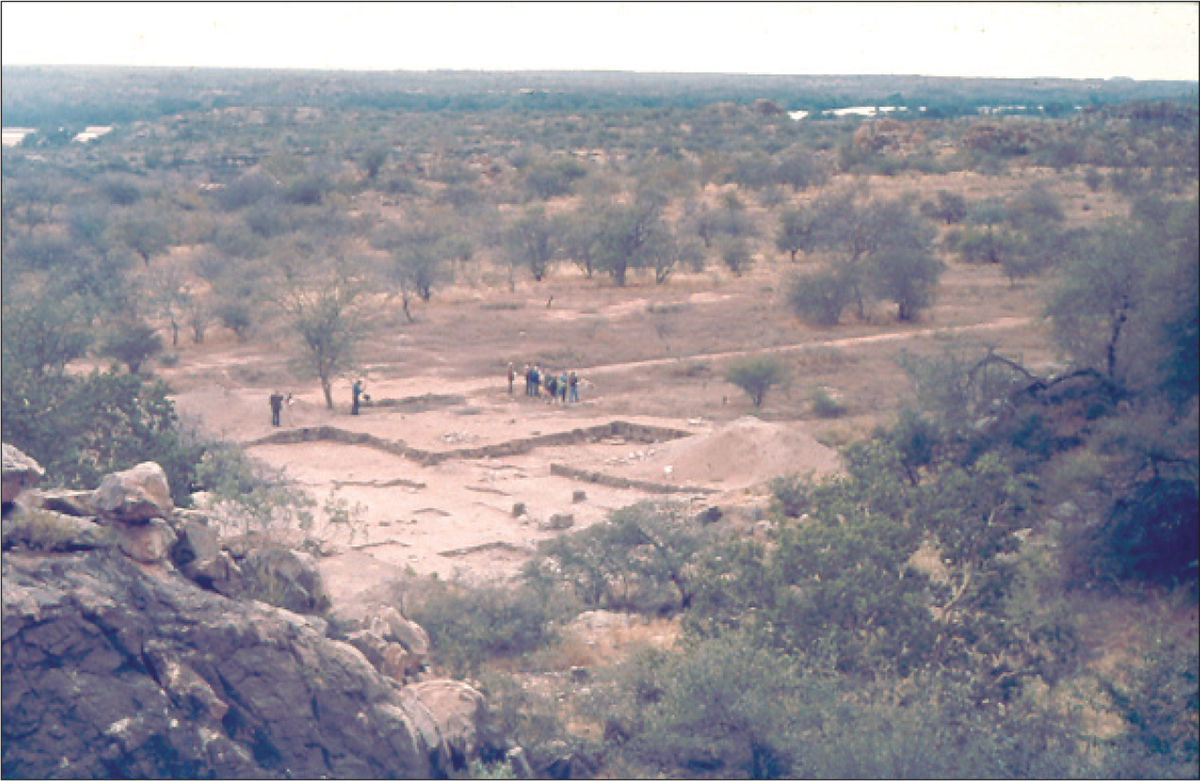 Excavations in the chiefs area at Schroda with the Limpopo in the background - photo 6