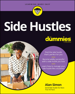 Alan R. Simon Side Hustles for Dummies