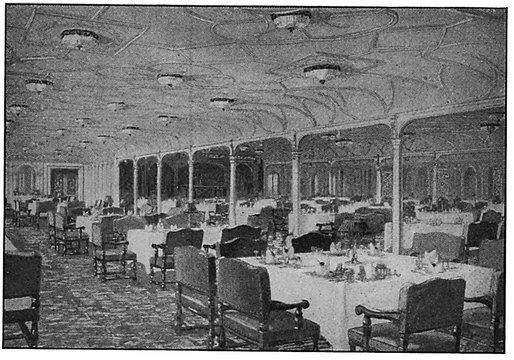 GRAND DINING SALOONSS TITANIC Photo Underwood Underwood CAPT E J - photo 3