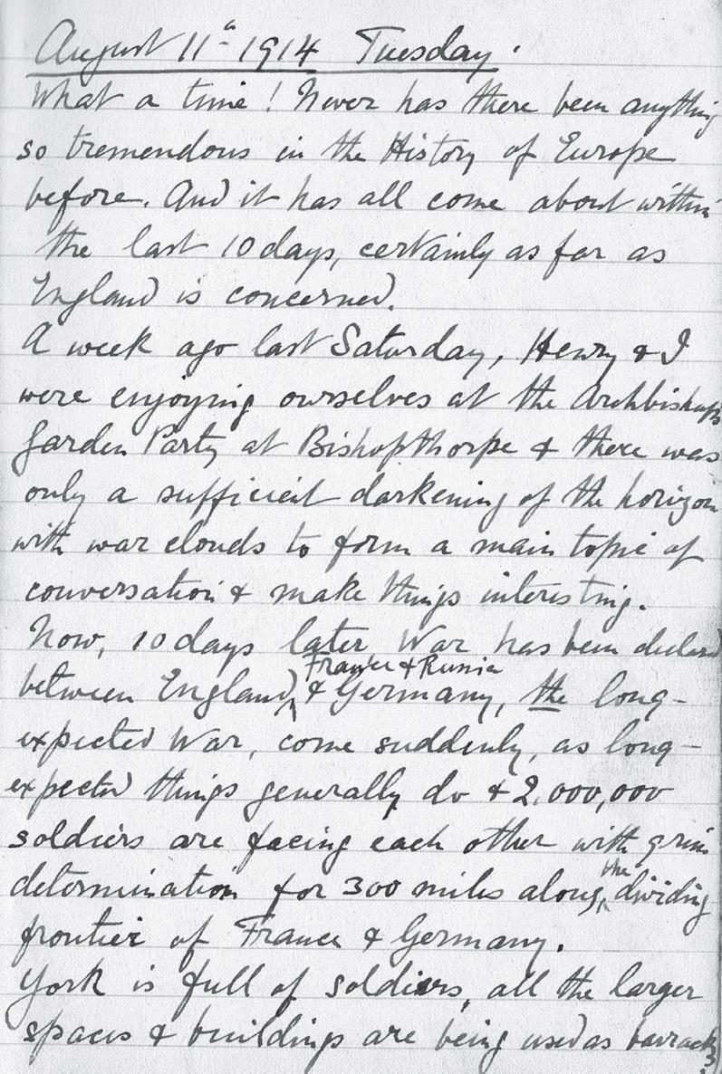 Figure 1 The first page of Mabels Great War Diary Figures 2 3 Family - photo 1