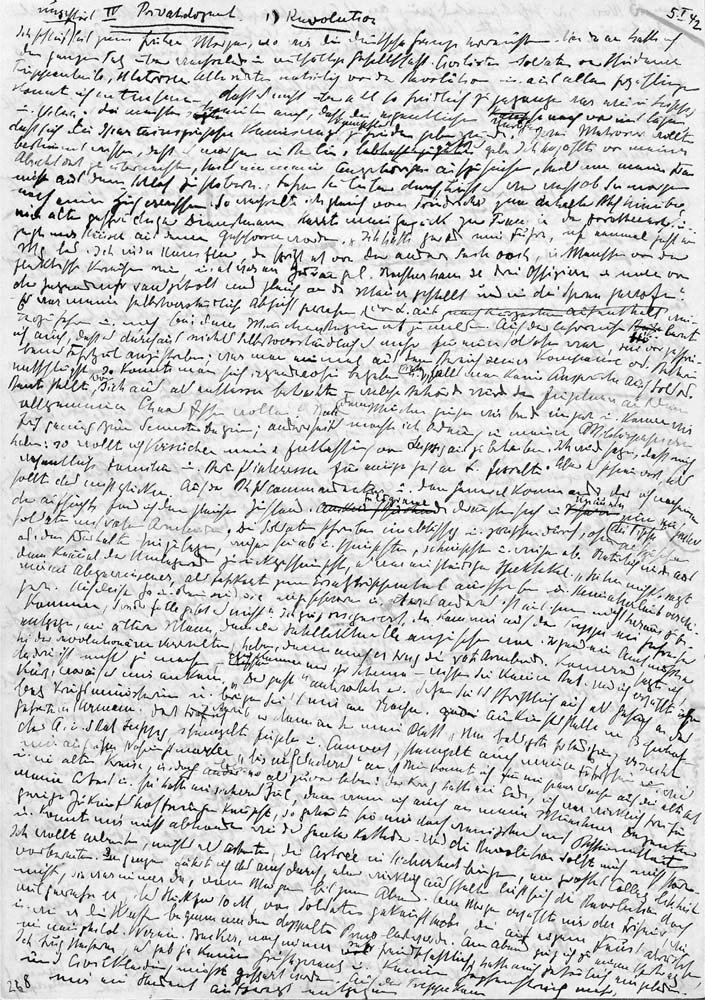 The first page of the manuscript of Klemperers 1942 memoirs on the Revolution - photo 2