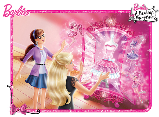 Their magic makes Alices dress sparkle Alice and Barbie love it A lady - photo 13