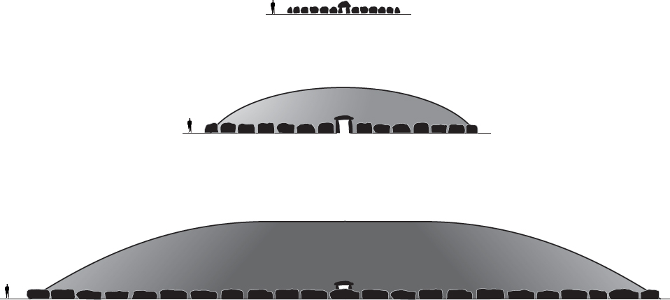 Schematic illustration of three types of passage tomb to scale Preface I - photo 1