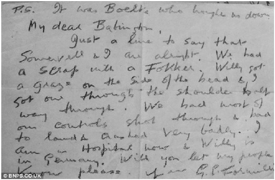 Lieutenant Formillis letter 5 January 1916 to his friend Babington 2nd - photo 2