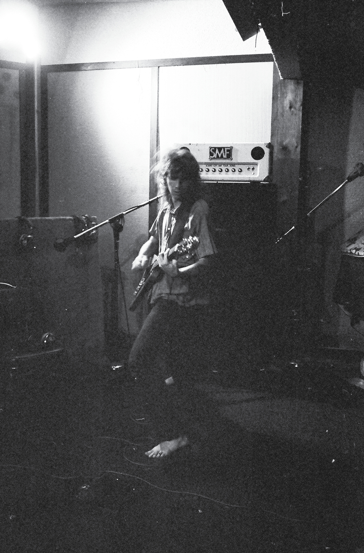 Greg Ginn during the recording of Nervous Breakdown at Media Art Studio in - photo 3