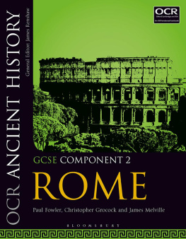 James (harrow School Uk) Melville - Ocr ancient history gcse component 2 - rome.