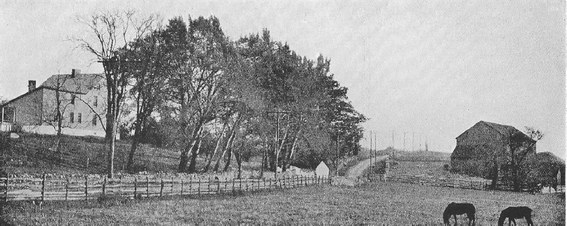 A 1906 view of the D R Miller farm looking south The house is on the left - photo 7