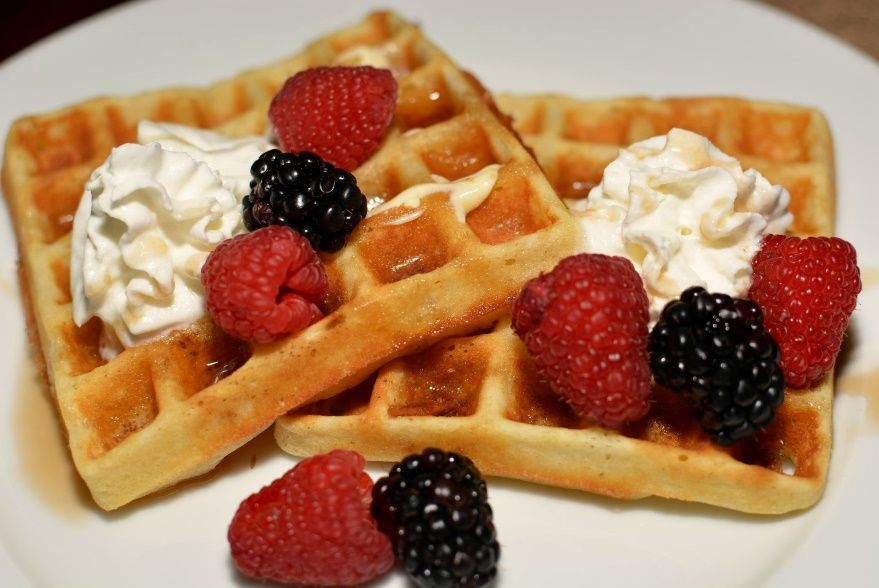 Some people argue that Belgians dont eat waffles for breakfast but this recipe - photo 4